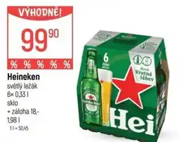 Globus Heineken světlý ležák nabídka