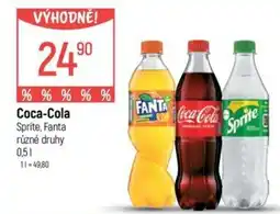 Globus Coca-Cola Sprite Fanta různé druhy nabídka