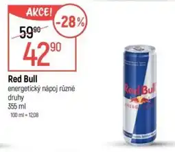 Globus Red Bull energetický nápoj různé druhy nabídka