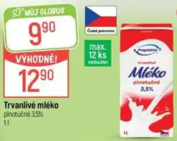 Globus Pragolaktos trvanlivé mléko plnotučné 3,5% nabídka