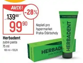 Globus Herbadent zubní pasta nabídka