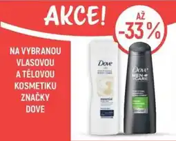 Globus Dove vlasová a tělová kosmetika nabídka