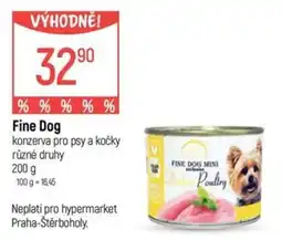 Globus Fine Dog konzerva pro psy a kočky nabídka