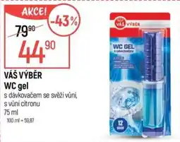 Globus Váš výběr wc gel s dávkovačem se svěží vůní s vůní citronu nabídka