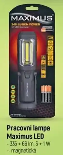 Globus Maximus pracovní lampa led nabídka