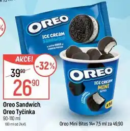 Globus Oreo Sandwich, Oreo Tyčinka nabídka