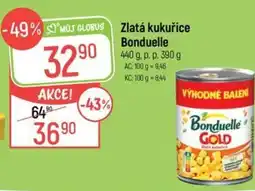 Globus Bonduelle Zlatá kukuřice nabídka