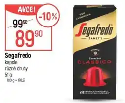 Globus Segafredo kapsle různé druhy nabídka