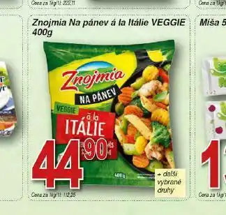 Znojmia na pánev á la itálie veggie