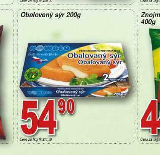 Lidl Nowaco obalovaný sýr nabídka