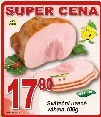 Lidl Sváteční uzené váhala nabídka