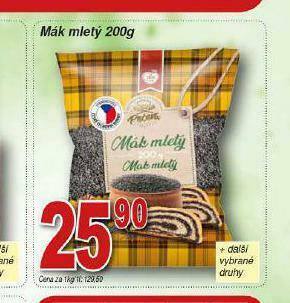 Lidl Mák mletý nabídka
