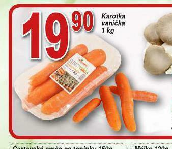 Lidl Karotka vanička nabídka