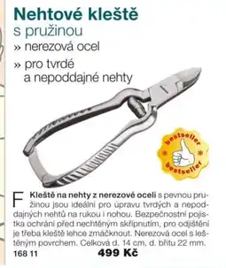 Decodoma Kleště na nehty z nerezové oceli nabídka