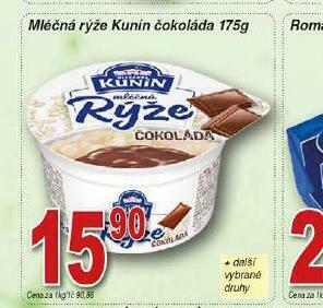 Lidl Mléčná rýže kunín čokoláda nabídka