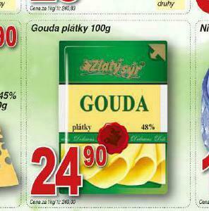 Lidl Gouda plátky nabídka