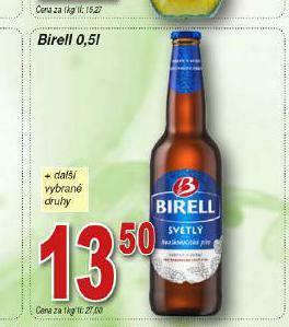 Lidl Pivo birell nealko nabídka