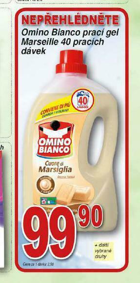 Lidl Omino bianco prací gel nabídka