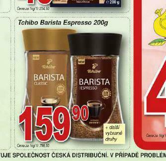 Lidl Tchibo barista espresso nabídka