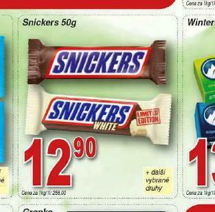 Lidl Snickers nabídka