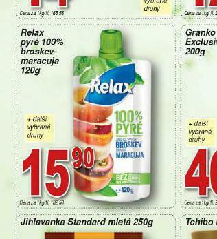 Lidl Relax pyré 100% nabídka