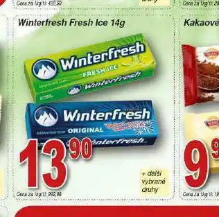 Lidl Winterfresh ice nabídka