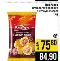 Jip Don Peppe bramborové knedlíky s uzeným masem nabídka