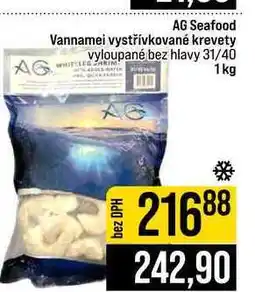 Jip AG Vannamei vystřívkované krevety vyloupané bez hlavy 31/40 nabídka