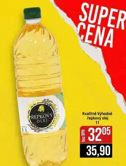 Jip Kvalitně Výhodně řepkový olej nabídka