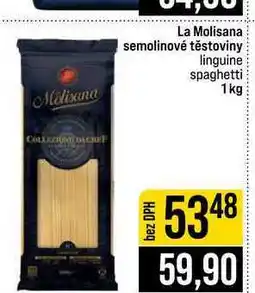 Jip La Molisana semolinové těstoviny linguine spaghetti nabídka