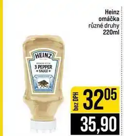 Jip Heinz omáčka různé druhy nabídka