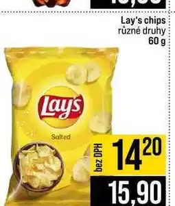 Jip Lay's chips různé druhy nabídka