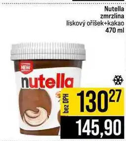 Jip Nutella zmrzlina lískový oříšek+kakao 470 ml nabídka