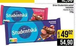 Jip Orion Studentská pečeť čokoláda různé druhy nabídka