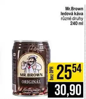 Jip Mr.Brown ledová káva různé druhy nabídka