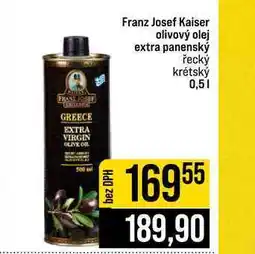Jip Franz Josef Kaiser olivový olej extra panenský řecký krétský nabídka