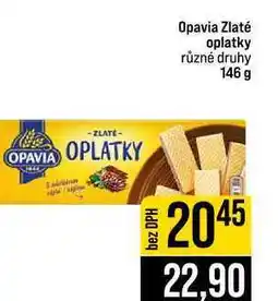 Jip Opavia Zlaté oplatky různé druhy nabídka