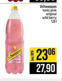 Jip Schweppes tonic pink original wild berry nabídka
