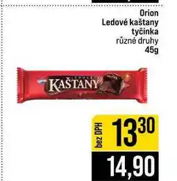 Jip Orion Ledové kaštany tyčinka různé druhy nabídka