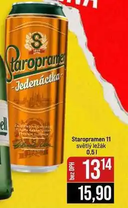Jip Staropramen 11 světlý ležák nabídka