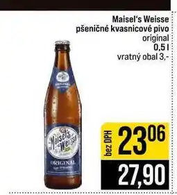 Jip Maisel's Weisse pšeničné kvasnicové pivo original nabídka