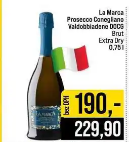Jip La Marca Prosecco Conegliano Valdobbiadene DOCG Brut Extra Dry nabídka