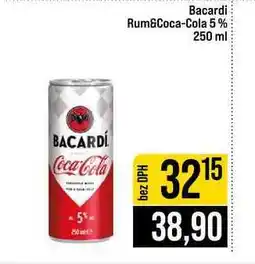 Jip Bacardi Rum&Coca-Cola 5% nabídka