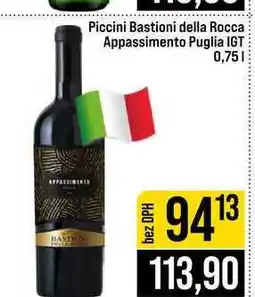 Jip Piccini Bastioni della Rocca Appassimento Puglia IGT nabídka