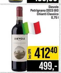 Jip Dievole Petrignano DOCG BIO Chianti Classico nabídka
