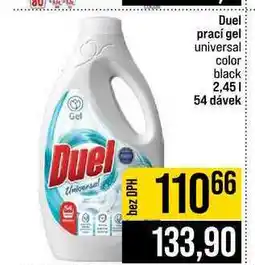 Jip Duel prací gel universal color black 2,45l 54 dávek nabídka