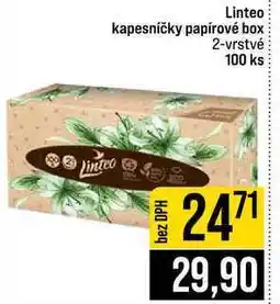 Jip Linteo kapesníčky papírové box 2-vrstvé 100 ks nabídka