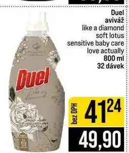 Jip Duel aviváž like a diamond soft lotus sensitive baby care love actually 800 ml 32 dávek nabídka
