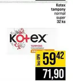 Jip Kotex tampony normal super 32 ks nabídka