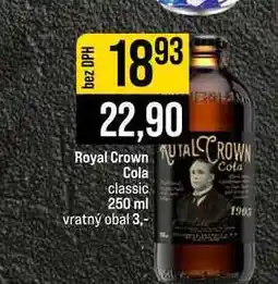 Jip Royal Crown Cola classic nabídka